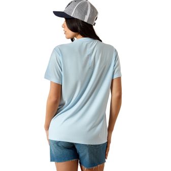 Ariat Womens Laguna Logo Short Sleeve T Shirt (Nantucket Breeze) alternative
