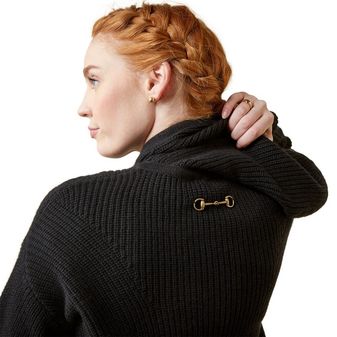 Ariat Womens Los Altos Sweater Hoodie (Black) alternative