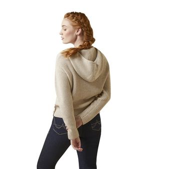 Ariat Womens Los Altos Sweater Hoodie (Oatmeal Heather) alternative