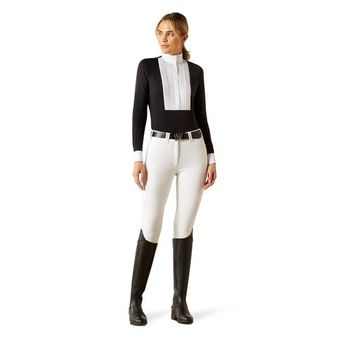 Ariat Womens Luxe 2.0 Long Sleeve Show Shirt (Black)