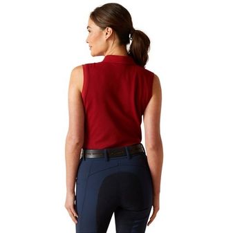 Ariat Womens Prix 2.0 Sleeveless Polo (Sun-Dried Tomato) alternative