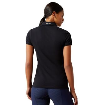 Ariat Womens Prix 3.0 Short Sleeve Polo (Black) alternative