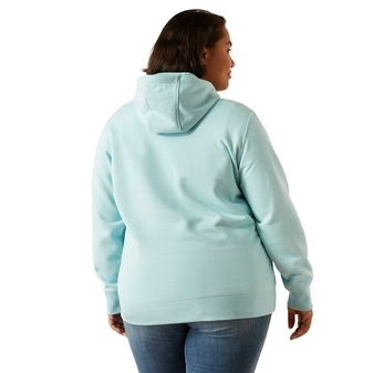 Ariat Womens Rebar Graphic Hoodie (Aquatic) alternative