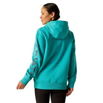 Ariat Womens Rebar Graphic Hoodie (Latigo Bay Heather) alternative