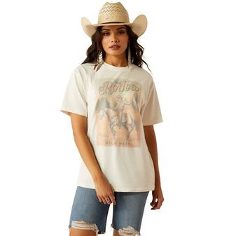 Ariat Womens Rodeo T-Shirt (Cloud Dancer)