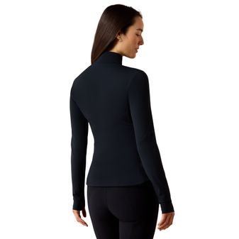 Ariat Womens Solveil 1/2 Zip Long Sleeve Baselayer (Black) alternative