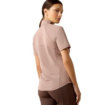 Ariat Womens Soquel 1/4 Zip Short Sleeve Baselayer (Antler) alternative