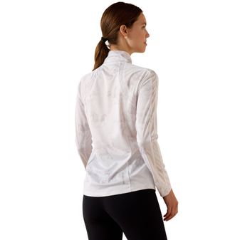 Ariat Womens Sunstopper 3.0 Long Sleeve Baselayer (White Mirage Print) alternative