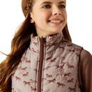 Ariat Youth Bella Insulated Reversible Vest (Scattering Horses) additional 3