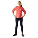 Ariat Youth Benicia Sweatshirt (Coral Paradise) additional 3