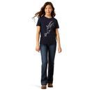Ariat Youth Hay Girl T-Shirt (Classic Navy) additional 2