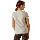 Ariat Youth Iconic Ride Short Sleeve T-Shirt (Heather Grey) additional 2