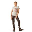 Ariat Youth Iconic Ride Short Sleeve T-Shirt (Heather Grey) additional 4