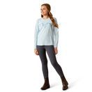 Ariat Youth Pony Squad Long Sleeve T-Shirt (Cerulean Heather) additional 4