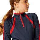 Ariat Youth Sunstopper 3.0 1/4 Zip Baselayer (Team Navy) additional 2