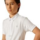 Ariat Youth TEK Show Shirt (White) additional 3