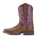 Ariat Youth Tombstone Square Toe Western (Vintage Bomber/Plum) additional 2