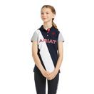 Ariat Youth's Taryn Short Sleeve Polo (Team Navy) additional 1