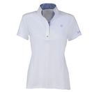 Dublin Ladies Andrea Short Sleeve Competition Printed Inner Collar Shirt (White/Lavender) additional 2