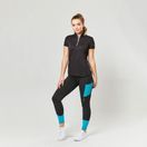 Dublin Ladies Power Performance Mid Rise Colour Block Tights (Aqua) additional 1