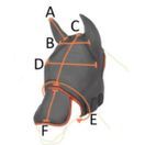Equilibrium Field Relief Fly Mask Max (Black/Orange) additional 4