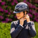EQx Kylo Riding Helmet Standard Peak (Navy Gloss/Pewter) additional 5