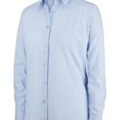 Hoggs of Fife Ladies Bonnie II Cotton Shirt (Light Blue Stripe) additional 1