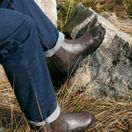 Hoggs of Fife Men's Classic D3 Dealer Safety Boots (Dark Brown) additional 3