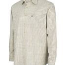 Hoggs of Fife Men's Inverness Cotton Tattersall Shirt (Navy/Olive) additional 1