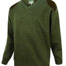 Hoggs of Fife Men's Melrose V-Neck Hunting Pullover (Loden) additional 1
