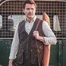 Hoggs of Fife Men's Struther Shooting Vest (Dark Green) additional 2