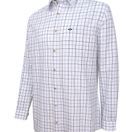 Hoggs of Fife Men's Viscount Premier Tattersall Shirt (White/Navy Check) additional 1