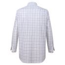 Hoggs of Fife Men's Viscount Premier Tattersall Shirt (White/Navy Check) additional 2