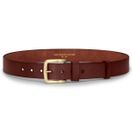 Hoggs of Fife unisex Luxury Leather Belts (Dark Brown) additional 3
