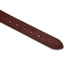 Hoggs of Fife unisex Luxury Leather Belts (Dark Brown) additional 4