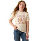 Ariat Girls Cowgirl Vibes Short Sleeve T Shirt (French Vanilla) additional 1