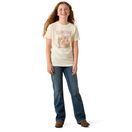 Ariat Girls Cowgirl Vibes Short Sleeve T Shirt (French Vanilla) additional 3