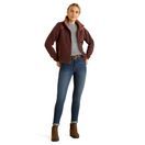 *OUTLET* Ariat Women's Lafayette Full Zip Fleece (Marron) additional 3