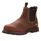Ariat Men's Chelsea Groundbreaker Waterproof Steel Toe Work Boot (Brown) additional 1