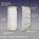 LeMieux Fleece Lined Brushing Boots ( Black) additional 6