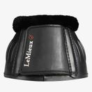 LeMieux Fleece Rubber Bell Boot (Black) additional 2
