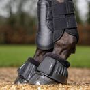 LeMieux Fleece Rubber Bell Boot (Black) additional 5