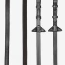 LeMieux Half Rubber Reins (Brown/Silver) additional 1