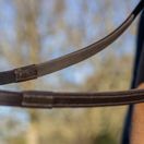 LeMieux Half Rubber Reins (Brown/Silver) additional 2