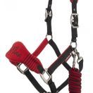 LeMieux Vogue Fleece Headcollar &amp; Leadrope (Chilli/Black) additional 1