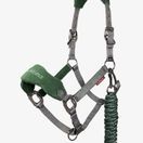 LeMieux Vogue Fleece Headcollar &amp; Leadrope (Hunter Green) additional 1