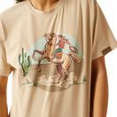 *OUTLET* Ariat Women's Ride On T-Shirt (Oyster Grey Mineral Wash) additional 4