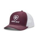 Ariat Men's Stacked Logo Cap (Burgundy/White) additional 1