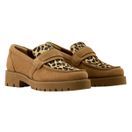 *OUTLET* Ariat Women's Stratford Loafer (Tan Suede/Lepoard) additional 3