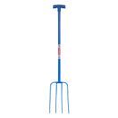 Red Gorilla Tubular Manure Fork 4 Prong T-Grip additional 1